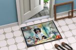 NEW Bernese Mountain Dog The Chef Doormat Front Door Mat Indoor Outdoor Rugs for Entryway, Non Slip Washable Low Pile, 18H X 27W