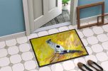 Sleeping In The Sunshine Dog Doormat Front Door Mat Indoor Outdoor Rugs for Entryway, Non Slip Washable Low Pile, 24H X 36W