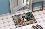 Greater Swiss Mountain Dog Cozy Christmas Doormat Front Door Mat Indoor Outdoor Rugs for Entryway, Non Slip Washable Low Pile, 24H X 36W