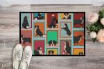 NEW Lots of Bernese Mountain Dog Doormat Front Door Mat Indoor Outdoor Rugs for Entryway, Non Slip Washable Low Pile, 18H X 27W