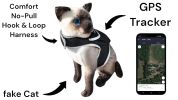 Enhanced GSM GPS Mini Pet Locator Tag Waterproof Dog/Cat Tracking Sys Size:L