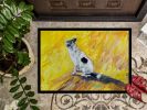 Sleeping In The Sunshine Dog Doormat Front Door Mat Indoor Outdoor Rugs for Entryway, Non Slip Washable Low Pile, 24H X 36W