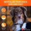 Omega 3 for Dogs Dog Skin and Coat Supplement Fish Oil for Dogs Chews Allergy and Dog Itch Relief Dog Anti Shedding Supplement Dog Dry Skin Treatment