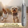 Dog Nail Grinder with LED Light Rechargeable for Large Dogs Medium Small Dogs Professional Quiet Nail Trimmer