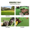 VEVOR Artifical Grass, 3 x 5 ft Rug Green Turf, 1.38" Fake Door Mat Outdoor Patio Lawn Decoration, Easy to Clean with Drainage Holes