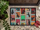 NEW Lots of Bernese Mountain Dog Doormat Front Door Mat Indoor Outdoor Rugs for Entryway, Non Slip Washable Low Pile, 18H X 27W