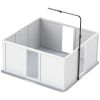 PawHut Whelping Box for Dogs, Newborn Puppy Supplies with Retractable Light Stand, Waterproof Pee Pad