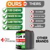Dog Allergy Chews Itch Relief for Dogs Dog Allergy Relief Anti Itch for Dogs Dog Itchy Skin Treatment Dog Allergy Support Hot Spots Immune Health Supp