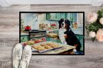 NEW Bernese Mountain Dog Christmas Cookies Doormat Front Door Mat Indoor Outdoor Rugs for Entryway, Non Slip Washable Low Pile, 18H X 27W